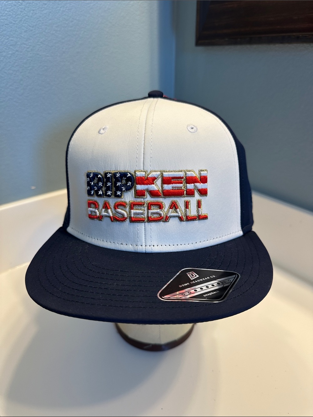 Ripken Baseball Snapback Red White & Blue Cap New with tags
